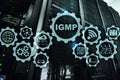 IGMP. Internet Group Management Protocol concept. Communications Technology