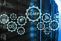 IGMP. Internet Group Management Protocol concept. Communications Technology