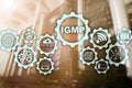 IGMP. Internet Group Management Protocol concept. Communications Technology