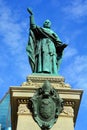 The Ignace Bourget Monument is a monument of Louis-Philippe Hebert Royalty Free Stock Photo