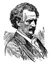 Ignace Paderewski, vintage illustration