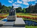 Ignacy Jan Paderewski statue in Ujazdowski Park