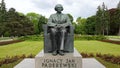 Ignacy Jan Paderewski statue in Warsaw, Poland