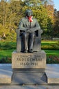 Ignacy Paderewski Monument in Warsaw (Poland)