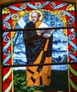 Ignatius Loyola Stained Glass La Compania Church Puebla Mexico