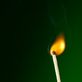 Igniting match Royalty Free Stock Photo