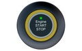 Ignition start button closeup