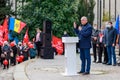 Igor Dodon is the former president of the country. Meeting of the Party of Socialists. October 17, 2021 Balti Moldova