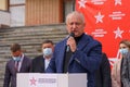 Igor Dodon is the former president of the country. Meeting of the Party of Socialists. October 17, 2021 Balti Moldova