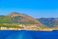 Igoumenitsa Port landscape seen from Ionian Sea Greece Royalty Free Stock Photo