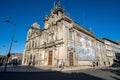 Igreja do Carmo, a famous church in Porto, Portugal known for its blue tiled facade and baroque architecture