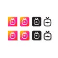 IGTV icon set