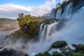 Iguacu Falls from the Argentina side Royalty Free Stock Photo