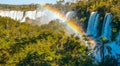 Iguacu Falls from the Argentina side Royalty Free Stock Photo