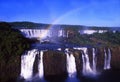 Iguacu Waterfalls at the boarder of Brazil, Argenina and Paraguay Royalty Free Stock Photo