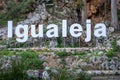 Genal river source in Igualeja, Spain Royalty Free Stock Photo