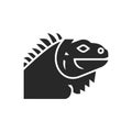 Iguana Face Icon Royalty Free Stock Photo