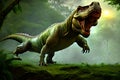 Iguanodon Dinosaur, Generative AI Illustration Royalty Free Stock Photo
