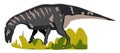 Iguanodon, illustration, vector