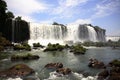 Iguassu (Iguazu; IguaÃÂ§u) Falls - Large Waterfalls Royalty Free Stock Photo