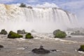 Iguazu Falls, Argentina, Curtain of water Royalty Free Stock Photo