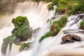 Iguazu Falls on the Border of Argentina and Brazil Royalty Free Stock Photo