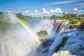 Iguazu Falls, on the Border of Argentina and Brazil Royalty Free Stock Photo