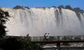 Iguazu falls Brazil Argentina Paraguay Royalty Free Stock Photo