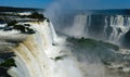 Iguazu falls Brazil Argentina Paraguay Royalty Free Stock Photo