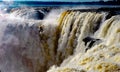 Iguazu falls Brazil Argentina Paraguay Royalty Free Stock Photo