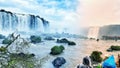 Iguazu falls Brazilean side Royalty Free Stock Photo