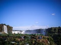 Iguazu Falls - Catwalk visitation Royalty Free Stock Photo