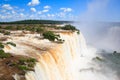 Iguazu falls, Devil's throat, view from Brazil Royalty Free Stock Photo