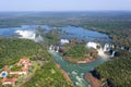 Iguazu falls helicopter view, Argentina