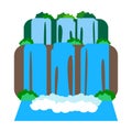 Iguazu Falls illustration