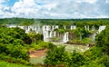 Iguazu Falls, the largest waterfall in the world, South America Royalty Free Stock Photo