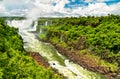 Iguazu Falls, the largest waterfall in the world, South America Royalty Free Stock Photo