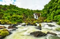 Iguazu Falls, the largest waterfall in the world, South America Royalty Free Stock Photo