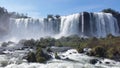 Iguazu Falls Majesty: A Natural Wonder in Brazil waterfall paradise Royalty Free Stock Photo