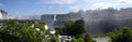 Iguazu Falls Panorama Royalty Free Stock Photo