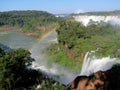 Iguazu Falls and rainbow