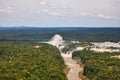 Iguazu Falls in tropical forests