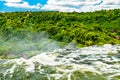 Iguazu Falls in a tropical rainforest in Argentina Royalty Free Stock Photo