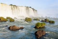 Iguazu falls view, Argentina Royalty Free Stock Photo