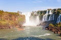 Iguazu falls view, Argentina Royalty Free Stock Photo