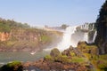 Iguazu falls view, Argentina Royalty Free Stock Photo