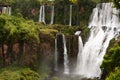 Detail of the falls. Iguazu national park. Puerto Iguazu. Misiones. Argentina Royalty Free Stock Photo
