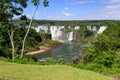 Iguazu waterfall in Brazil Royalty Free Stock Photo