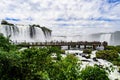 Iguazu waterfall in Brazil Royalty Free Stock Photo