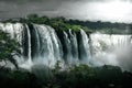 Iguazu waterfall, Brazil Royalty Free Stock Photo